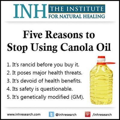 Is Canola Oil Dangerous For Your Health? oils in the preparation