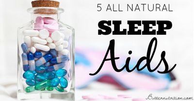 Natural Sleep Aids different combinations to